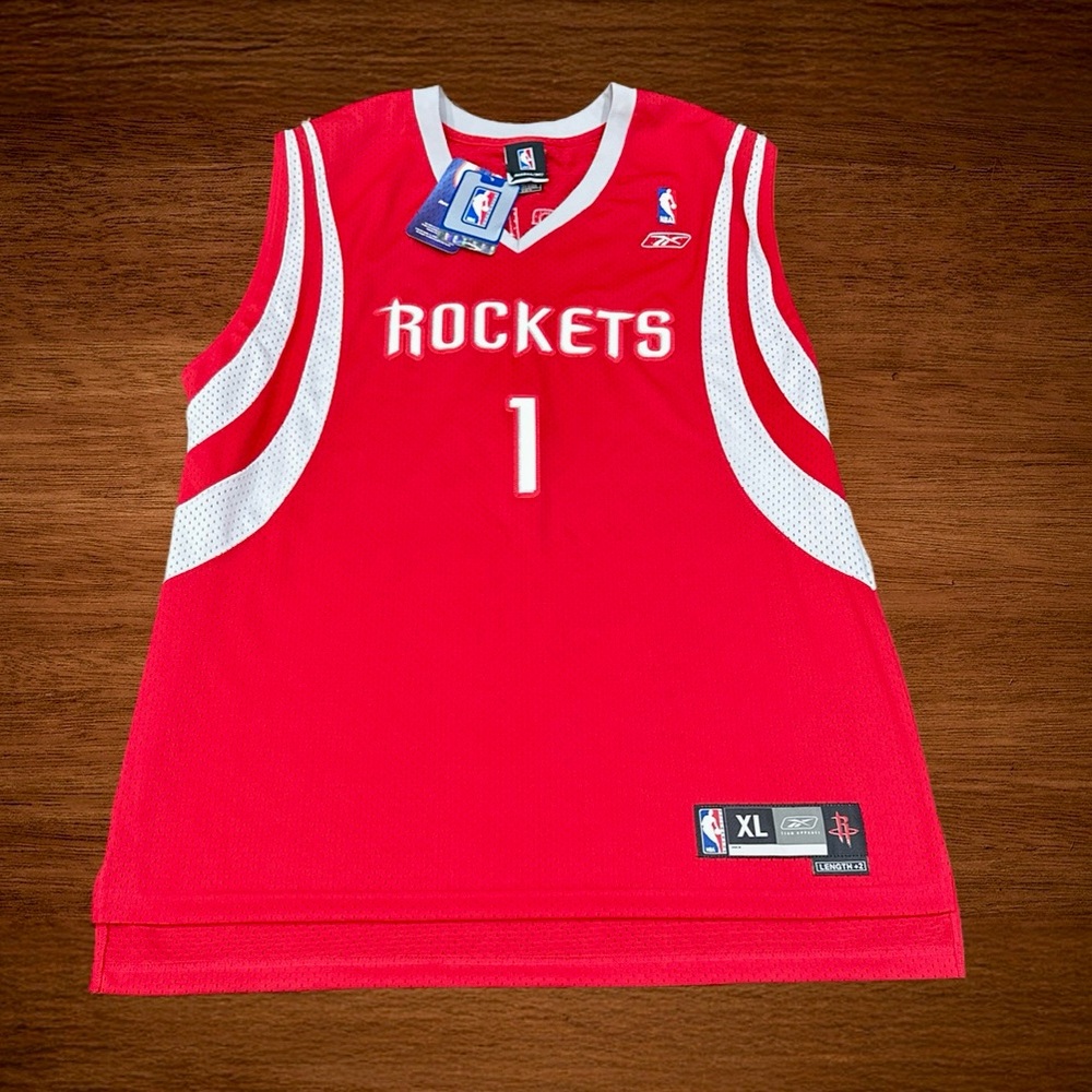 Vtg Tracy Mc Grady -#1 Houston Rockets swingman jersey. Size xl NWT Reebok